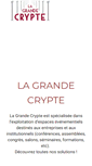 Mobile Screenshot of lagrandecrypte.com